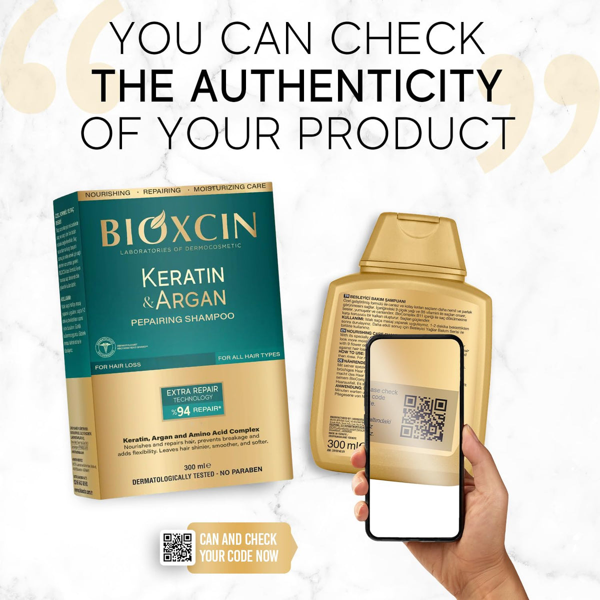 Bioxcin keratin argan shampoo – view 7