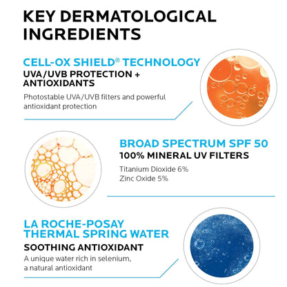 La Roche-Posay Tinted Sunscreen Gel-Cream SPF 50+ - Oil Control, Matte Finish for Sensitive Skin by Beauty Care Bag
