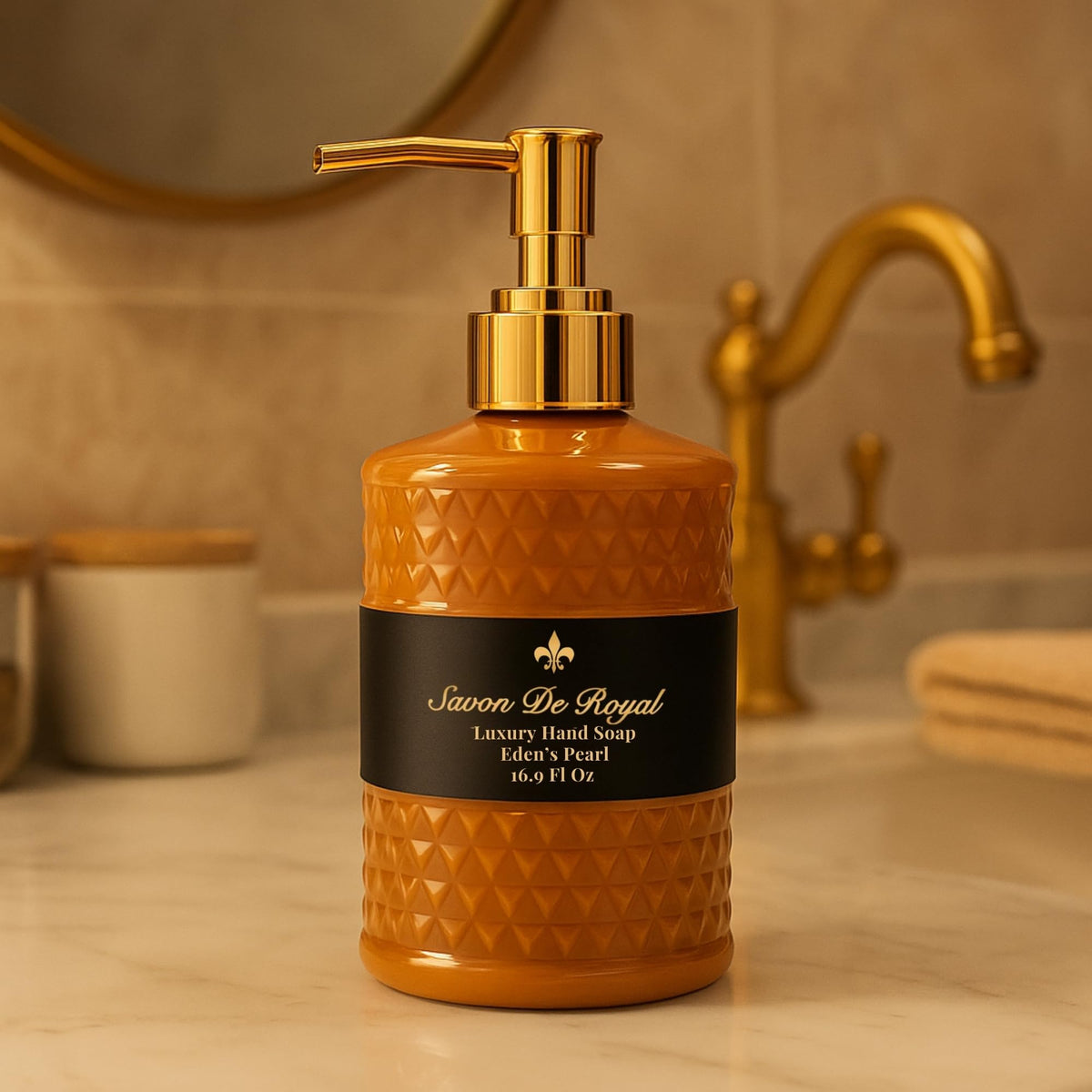 Savon De Royal Black Pearl hand soap – view 4