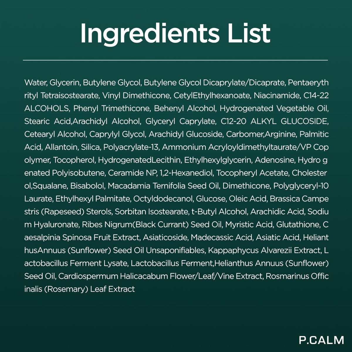 P.CALM Cato Cream by AsiaBeautyMall