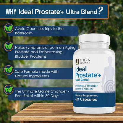 Ideal Prostate Plus Ultra Men's Prostate & Bladder Support, 120 Capsules by Shahmori