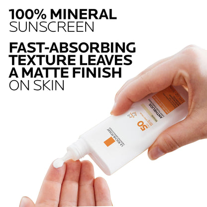 La Roche-Posay Tinted Sunscreen Gel-Cream SPF 50+ - Oil Control, Matte Finish for Sensitive Skin by Beauty Care Bag