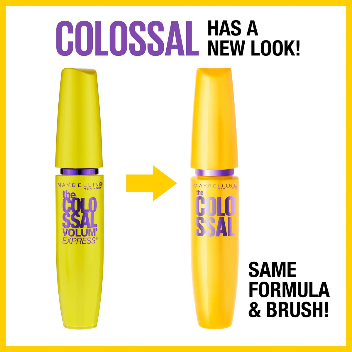 Maybelline The Colossal Mascara 01 Black - Voluminous & Dramatic Lashes by Beauty Care Bag