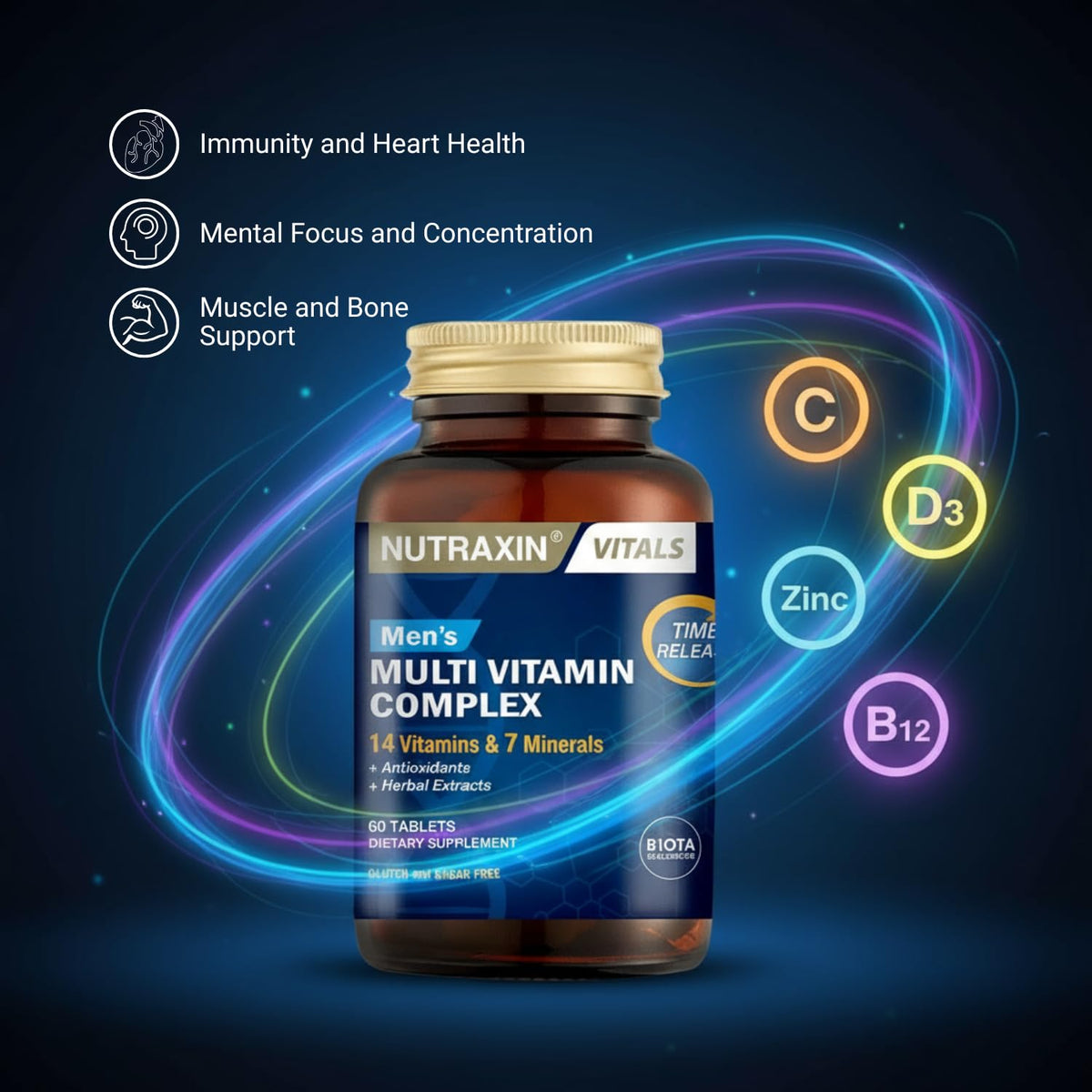 Nutraxin multivitamin immune – view 8