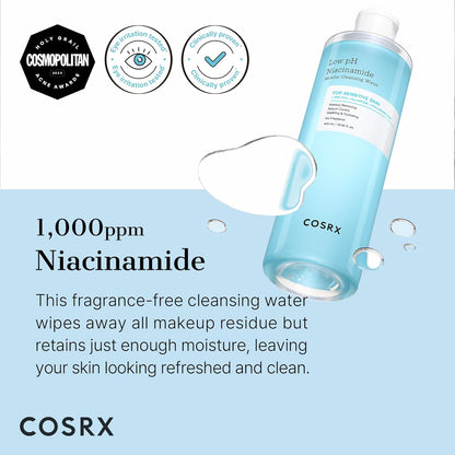 Cosrx Low pH Niacinamide Micellar Cleansing Water by AsiaBeautyMall