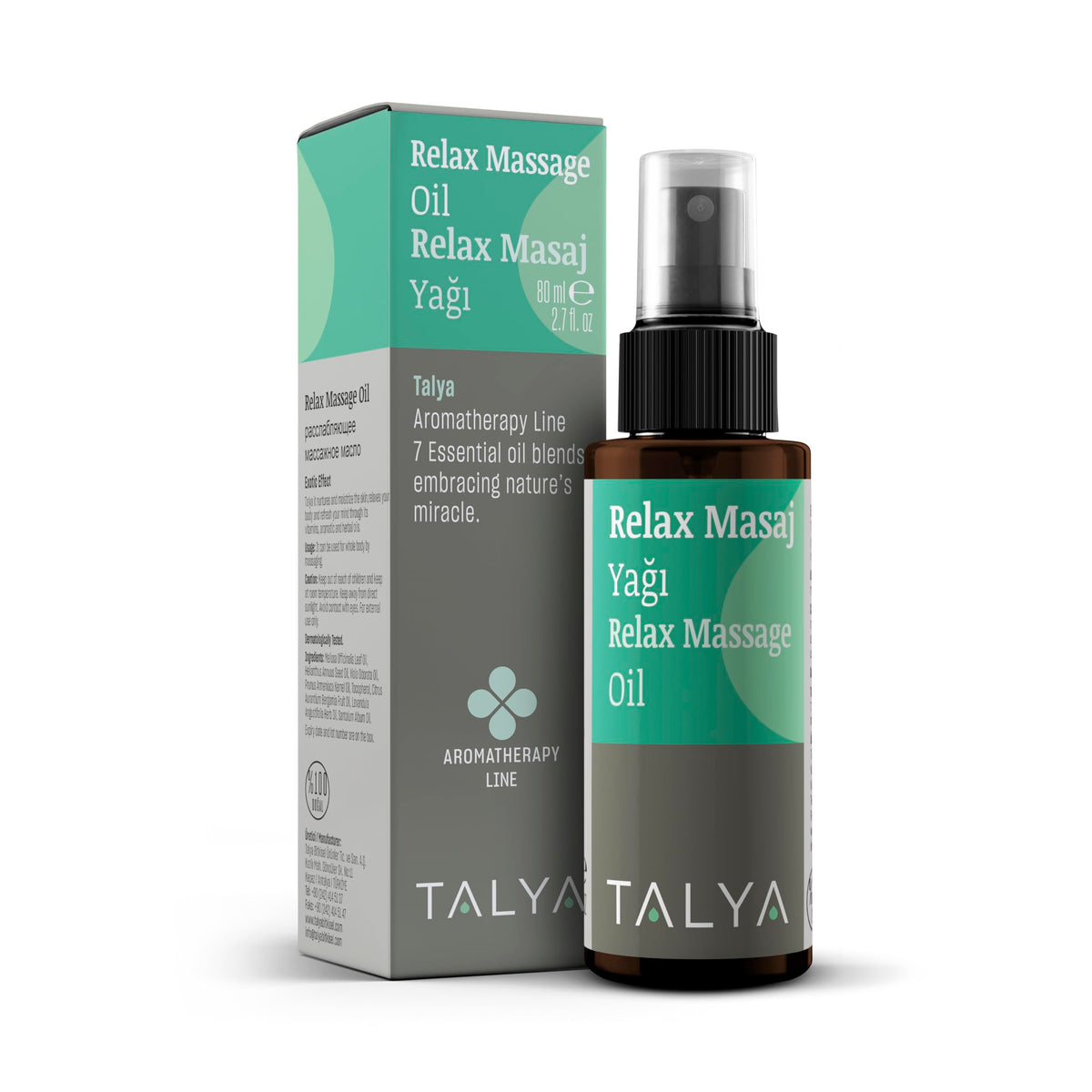 Talya Relax massage oil 80ml – view 3