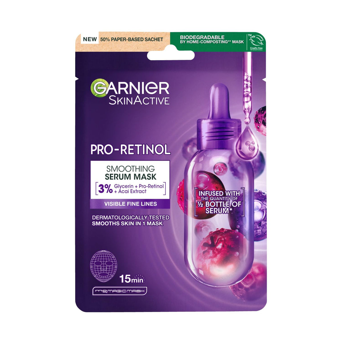 Garnier pro-retinol sheet mask – view 4