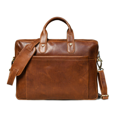 Denver Slim Laptop Briefcase by Classy Leather Bags