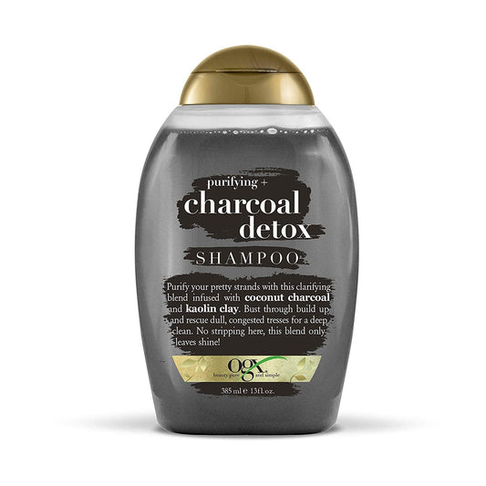 OGX Charcoal Detox Shampoo 385ml - Deep Cleansing for Hair and Scalp Health by Beauty Care Bag