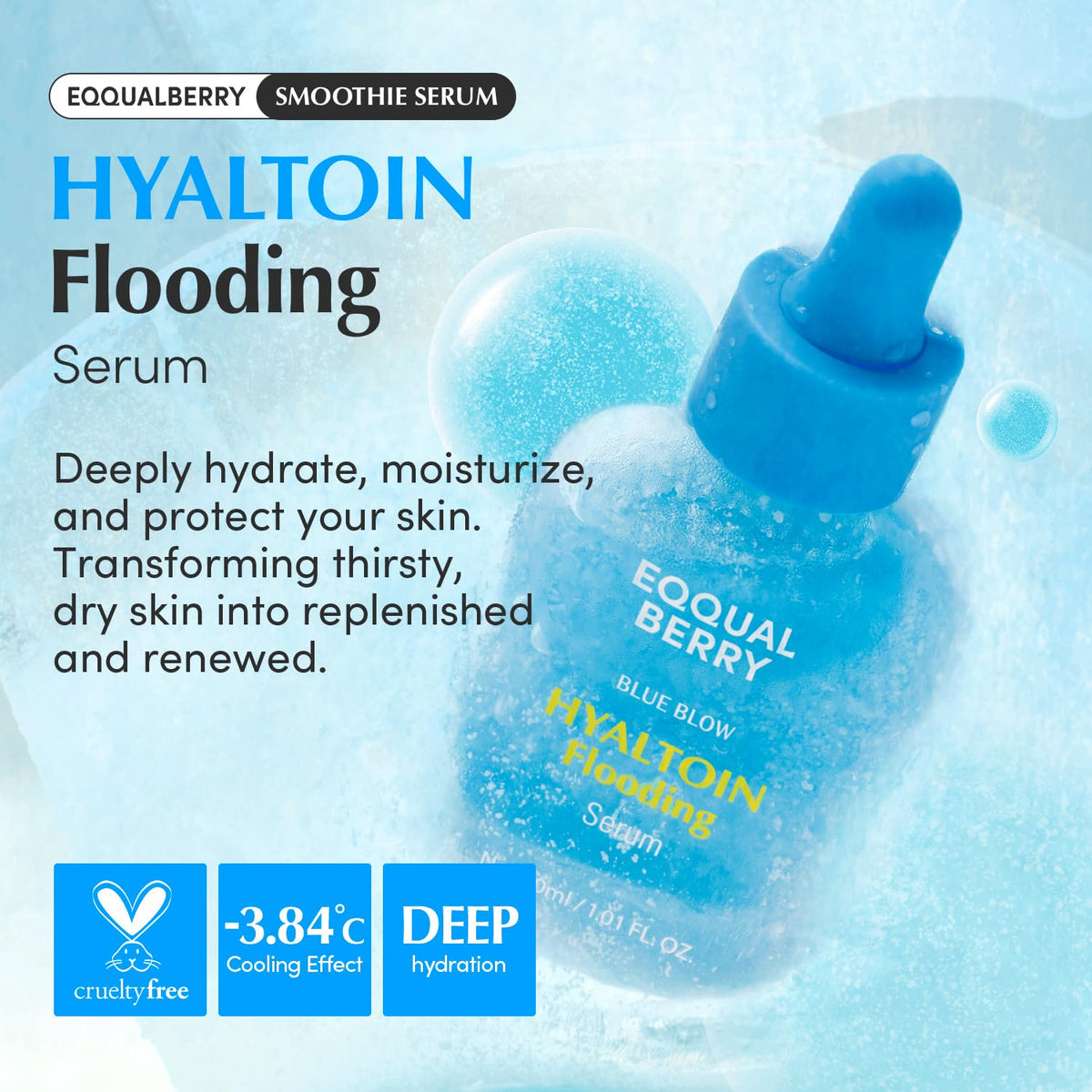 EQQUALBERRY Hyaltoin Flooding Serum by AsiaBeautyMall