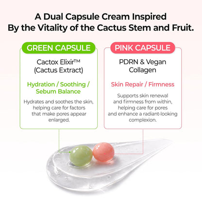 Dr.Melaxin CACTOX Pore Relief Dual Capsule Cream by AsiaBeautyMall