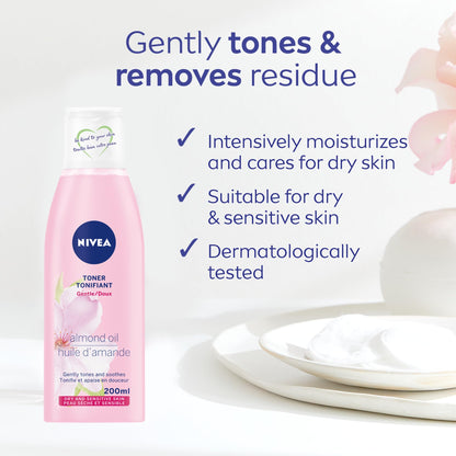 Nivea Revitalizing Toner with lotus flower extract, 200ml bottle