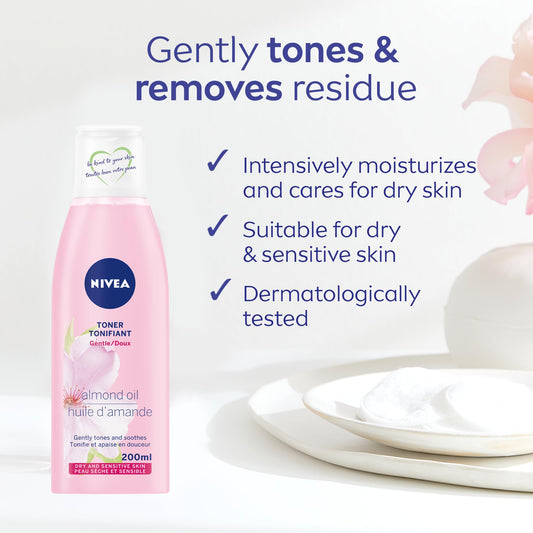 Nivea Revitalizing Toner with lotus flower extract, 200ml bottle