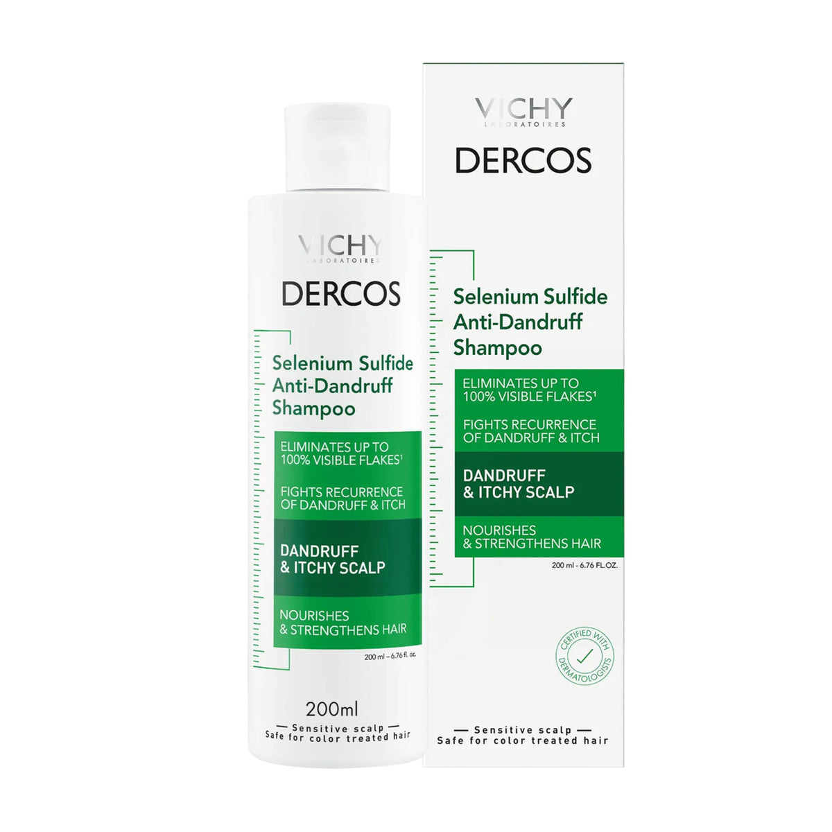 Vichy Dercos anti-dandruff shampoo, 390 ml