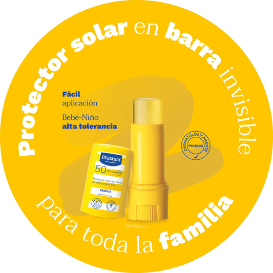 Mustela SPF 50+ sun stick, 9ml