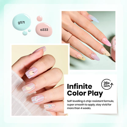Pastel nail polish 252 – view 4
