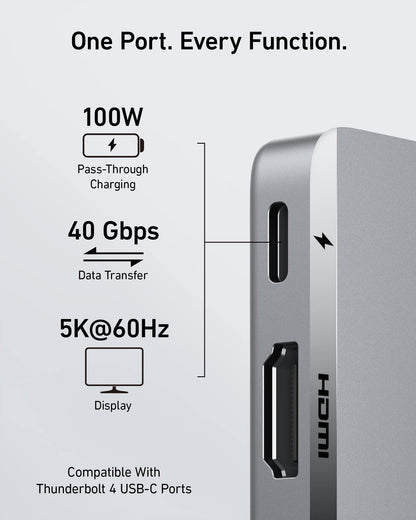 Anker <b>547</b> USB-C Hub (7-in-2, for MacBook) by Anker