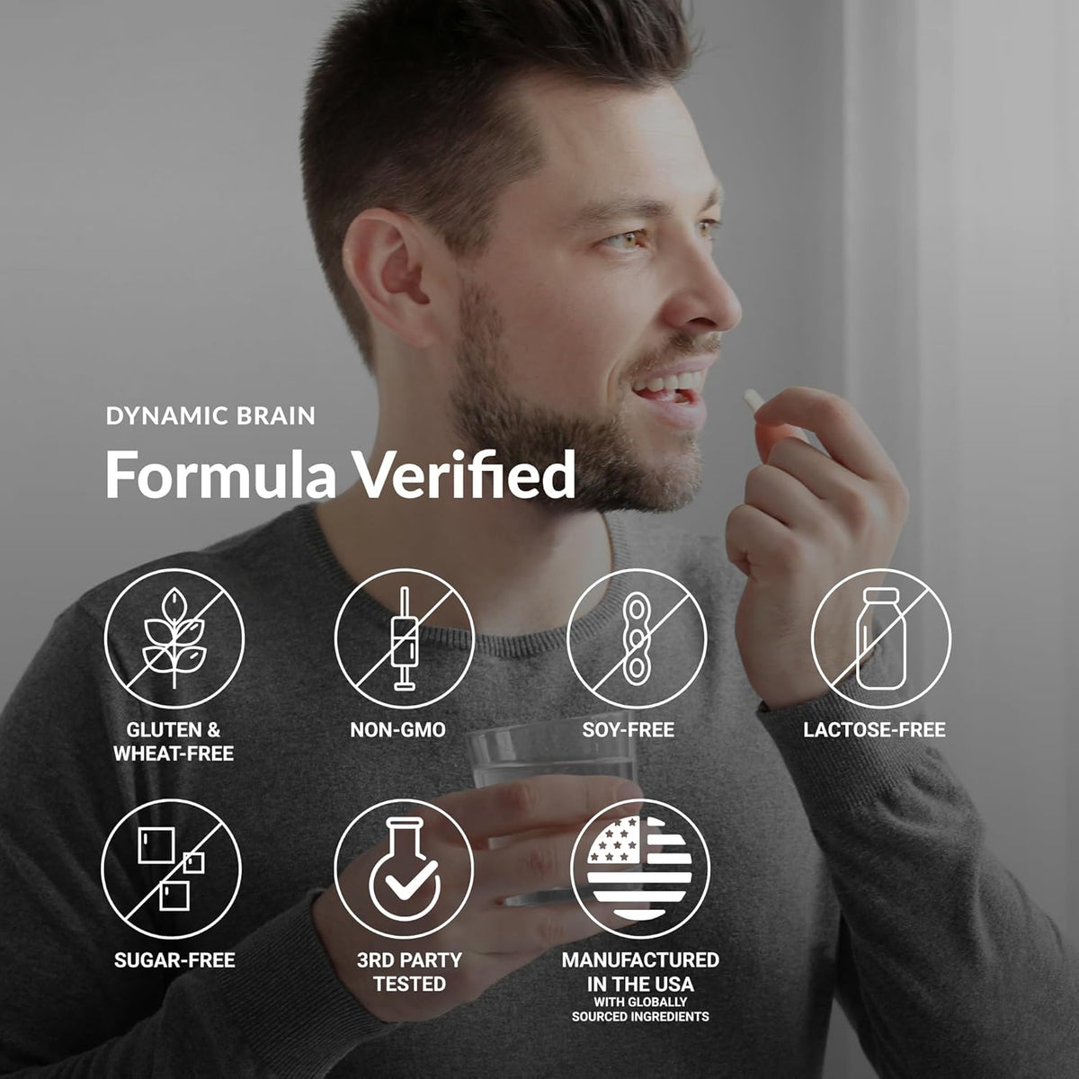 Stonehenge Health Dynamic Brain Supplement – New Formula with BacoMind for Memory Acquisition, Retention, & Recall with 40 Unique Nootropic: Choline, Phosphatidylserine, and Huperzine A by Shahmori