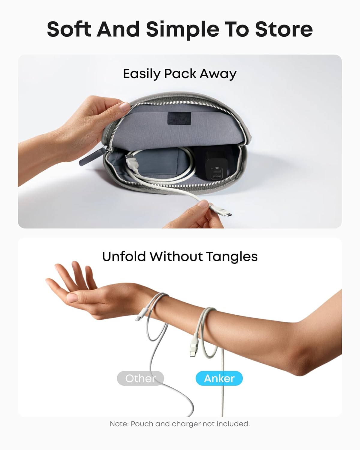 Anker USB-A to USB-C Cable (3 ft / 6 ft, Upcycled-Braided) by Anker