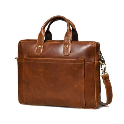 Denver Slim Laptop Briefcase by Classy Leather Bags
