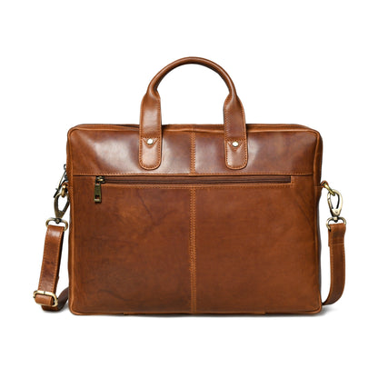 Denver Slim Laptop Briefcase by Classy Leather Bags