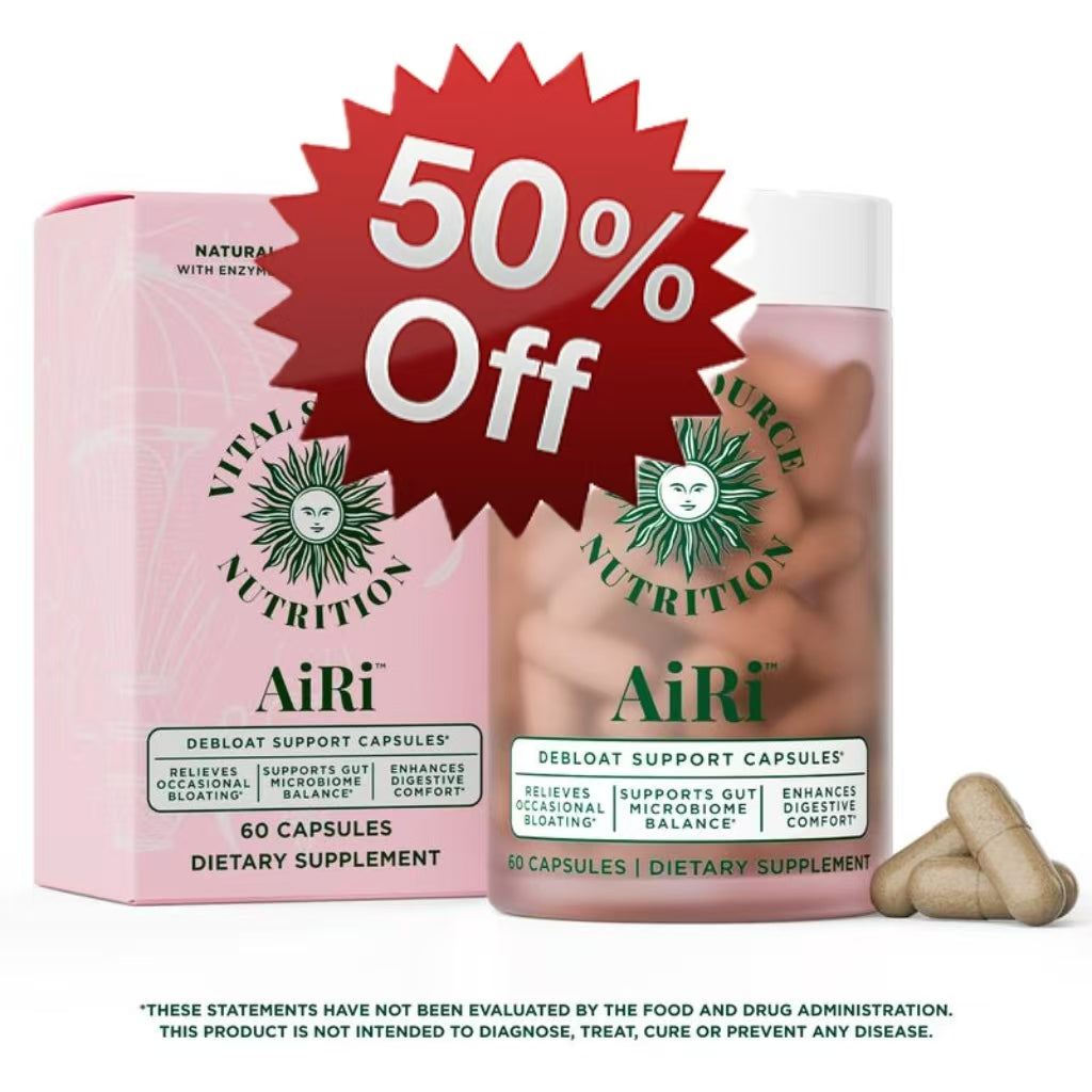 Debloat Support Capsules -AiRi- Vital Source Nutrition by KARONDA RENE LEWIS