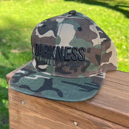 Darkness is a HELL of a Coach - Snapback Hat by Tango Charlie Apparel