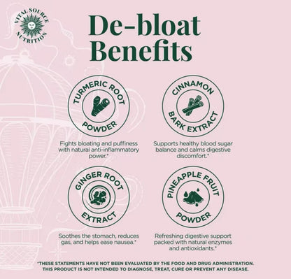 Debloat Support Capsules -AiRi- Vital Source Nutrition by KARONDA RENE LEWIS