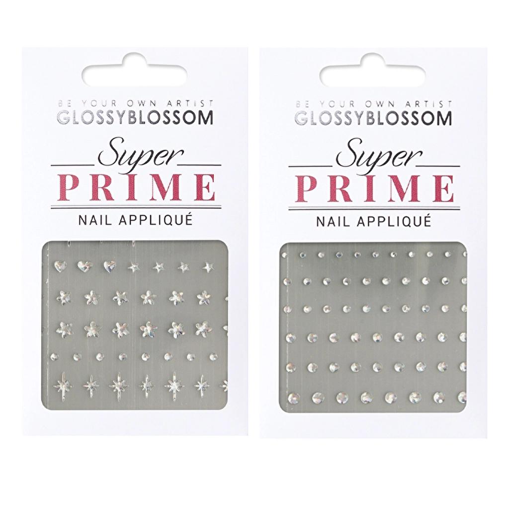 Glossy Blossom Hologram Nail Stickers 1 Piece by Beauty Care Bag