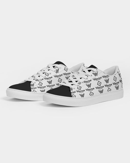 Wakerlook Men's Faux-Leather Sneaker by Sky Blue Saffron