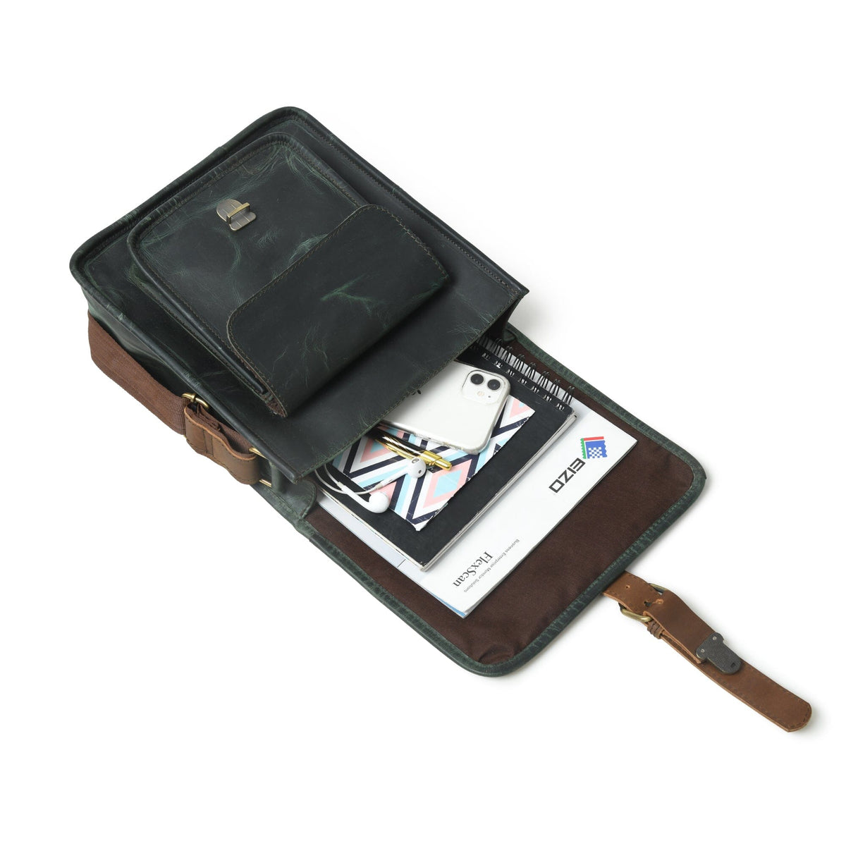 Daily Companion Messenger Bag by Classy Leather Bags