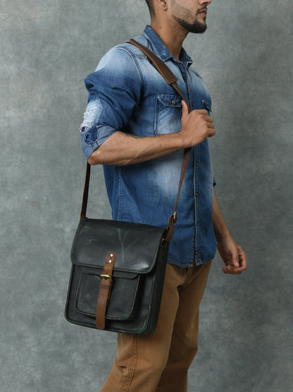 Daily Companion Messenger Bag by Classy Leather Bags
