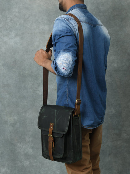 Daily Companion Messenger Bag by Classy Leather Bags