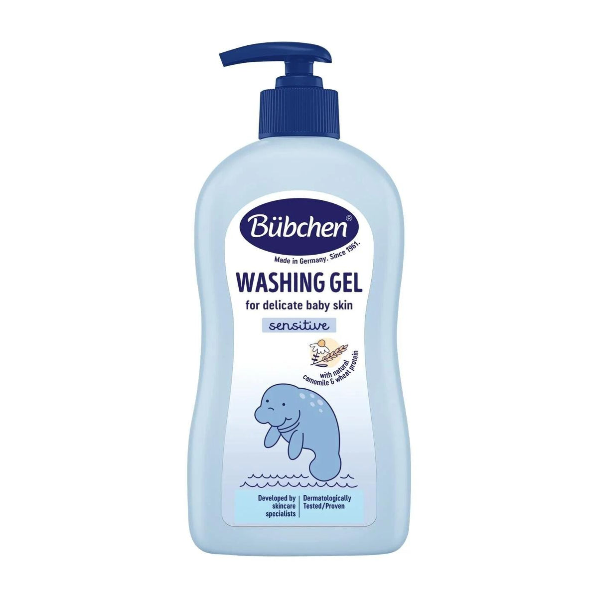 Bubchen Sensitive Baby Wash Gel for Gentle Cleansing 400ml by Beauty Care Bag