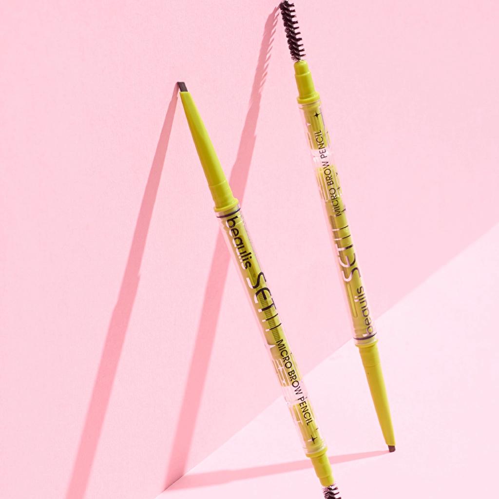 Beaulis Set It Micro Eyebrow Pencil 182 Ash Brown by Beauty Care Bag