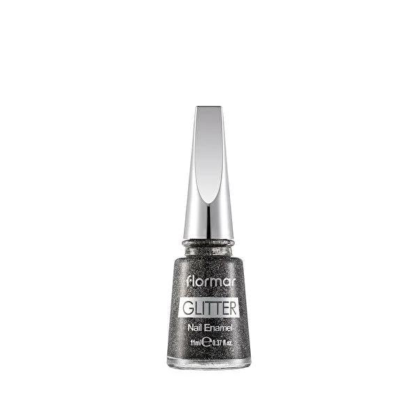 Flormar Glitter Nail Polish No: 36 - Glittery Finish Cosmetic Nail Decoration by Beauty Care Bag