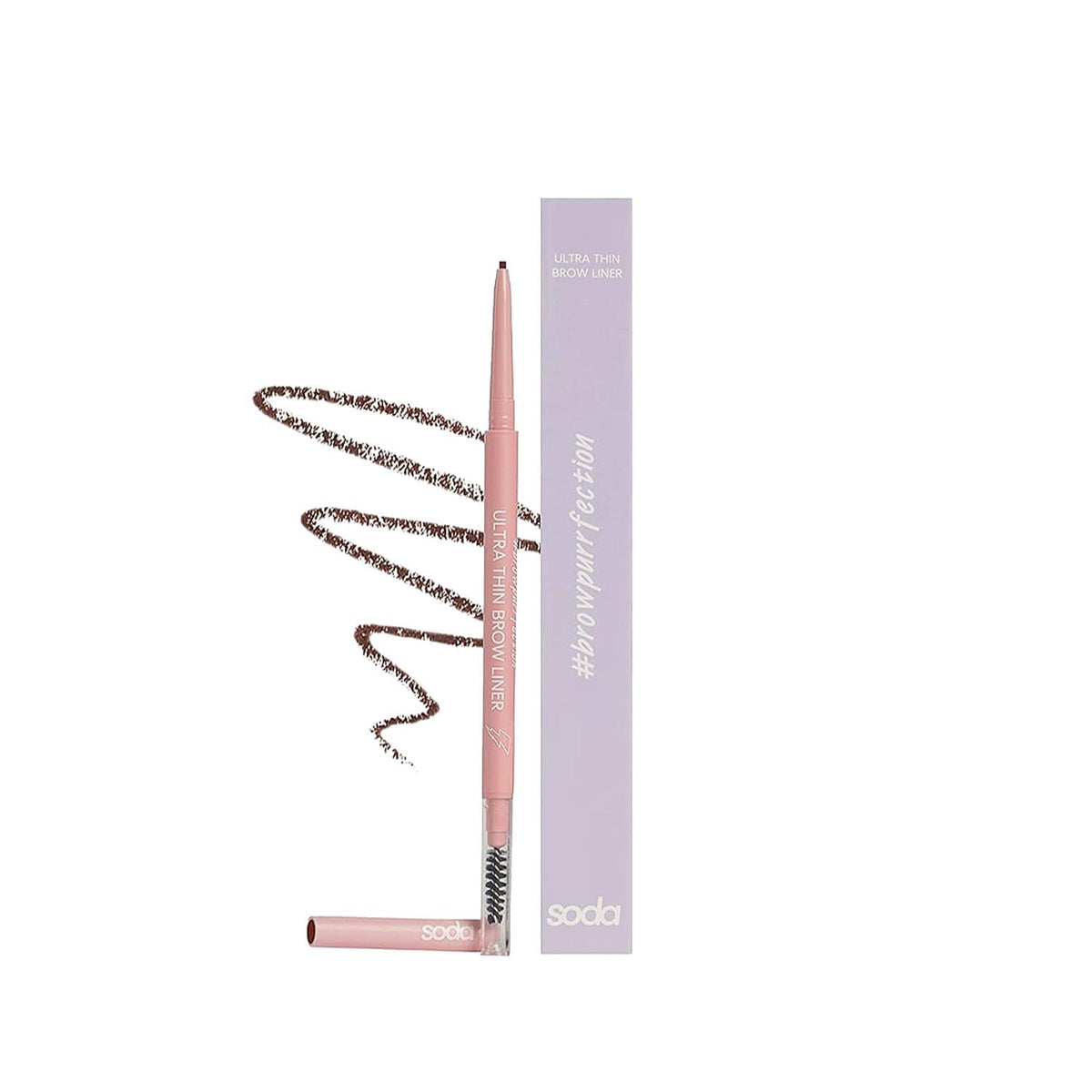 Soda Ultra Thin Eyebrow Pencil - Precision Eyebrow Definition Tool for Detailed Makeup Lovers by Beauty Care Bag