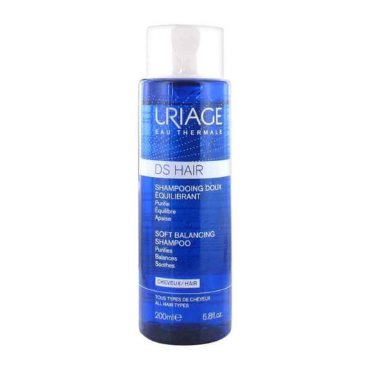 Uriage DS Hair Soft Balancing Shampoo 200ml - Anti-Dandruff, Gentle Daily Shampoo with Thermal Water by Beauty Care Bag