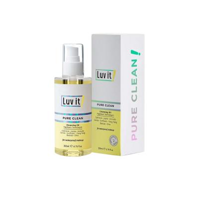 Luv it. Pure Clean Cleansing Oil 200ml - Gentle, Natural Skincare for Sensitive Skin by Beauty Care Bag