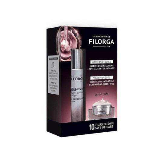 Filorga NCEF Revitalizing Serum & Firming Cream Set by Beauty Care Bag