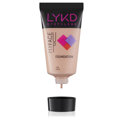 LYKD lightweight foundation in 118 Natural