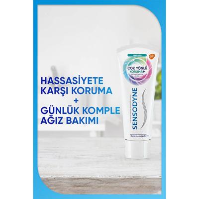 Sensodyne Sensitive Toothpaste for Daily Use - Fresh Breath & Multi-Protection Formula by Beauty Care Bag