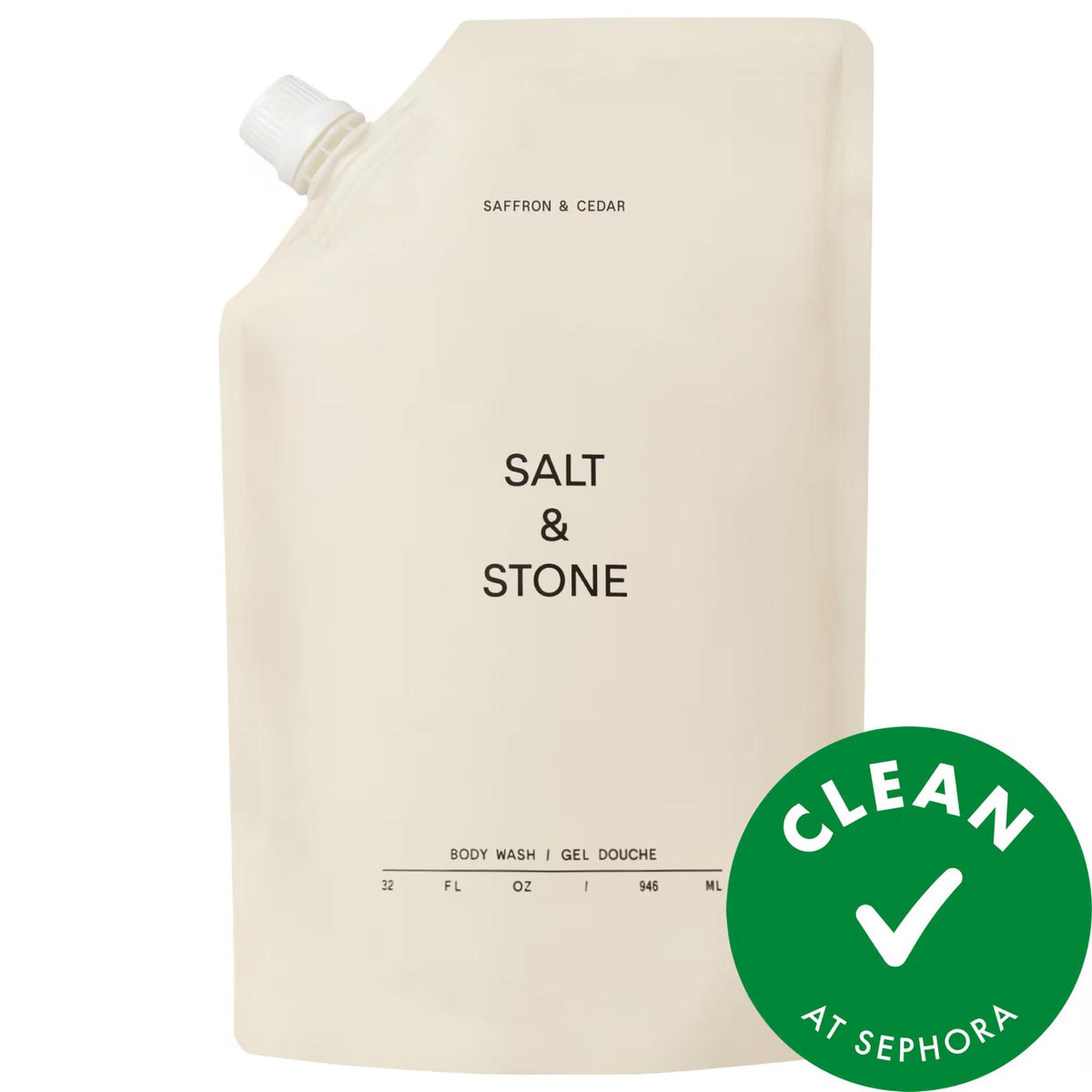 Saffron & Cedar: Luxurious Niacinamide & Probiotic Body Wash - Vegan, Cruelty-Free, Anti-Aging by Beauty Care Bag