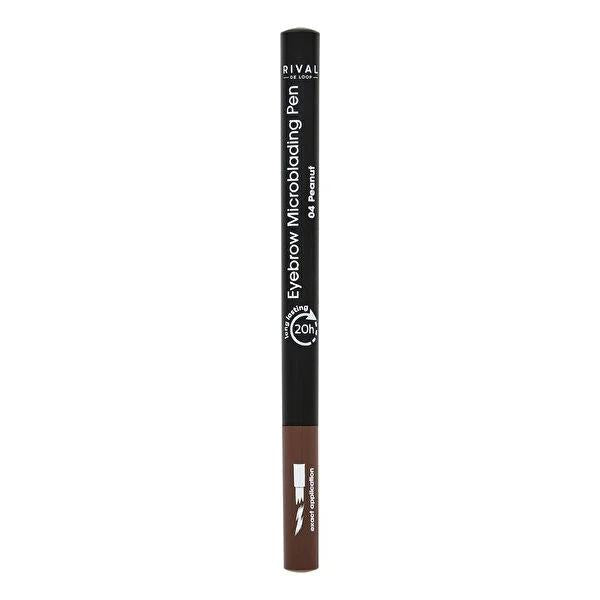 Rival Microblading Eyebrow Pen - Peanut Shade for Natural Definition | Long-Lasting Liquid Brow Filler & Shaper by Beauty Care Bag