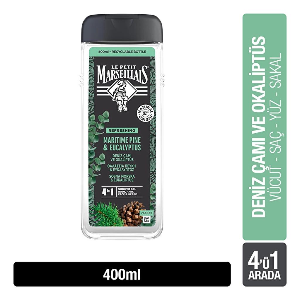 Le Petit Marseillais sea pine and eucalyptus shower gel, 400ml
