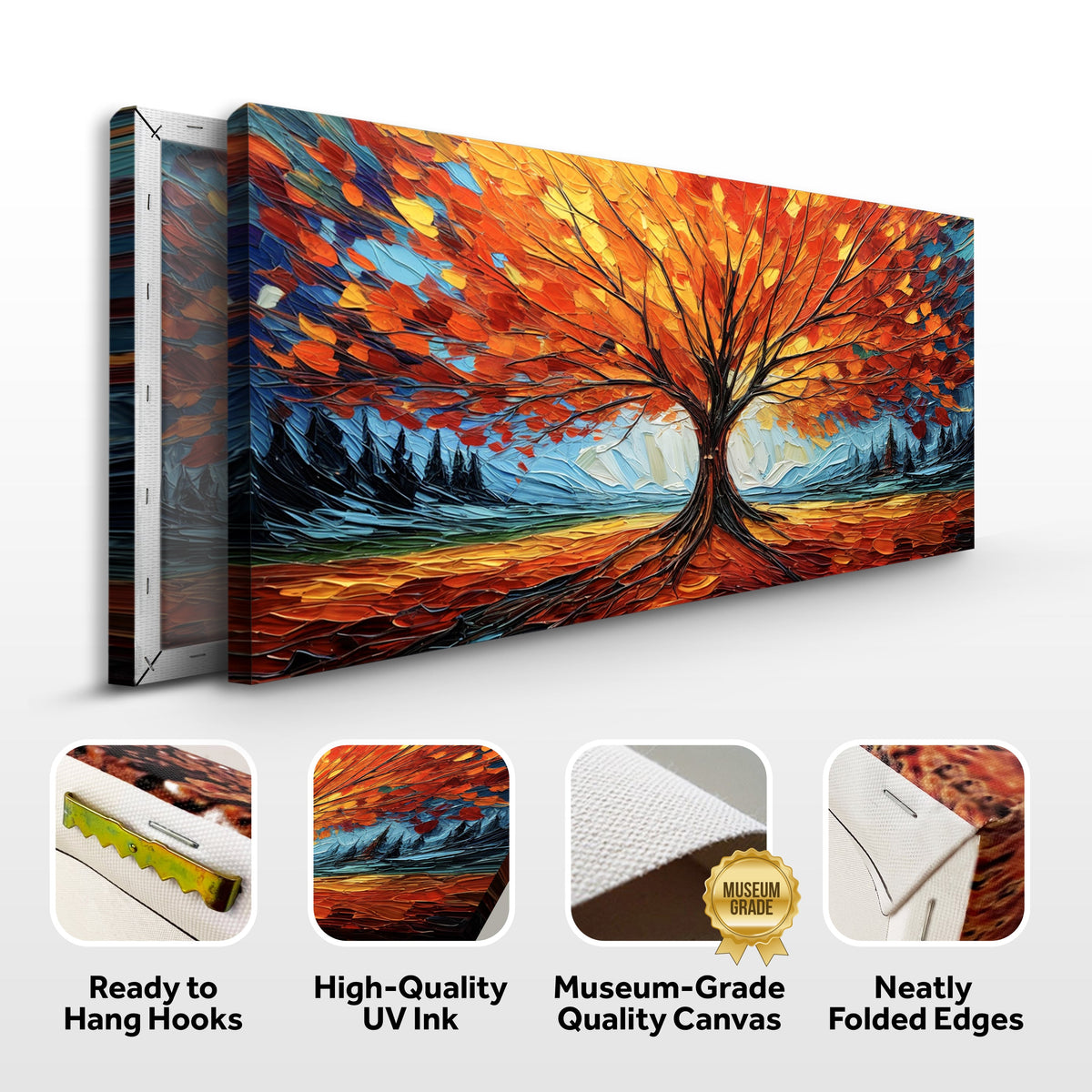 Autumn Fire Wall Art by Tailored Canvases