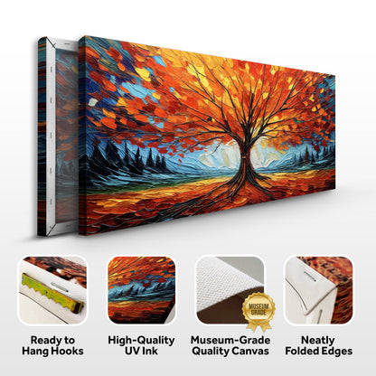 Autumn Fire Wall Art by Tailored Canvases