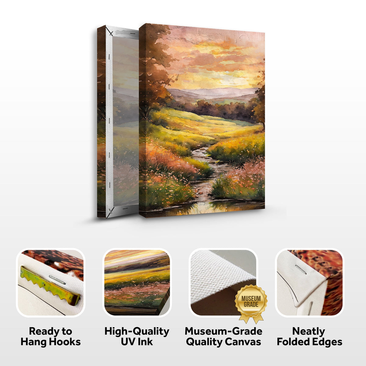 Misty River Wall Art by Tailored Canvases