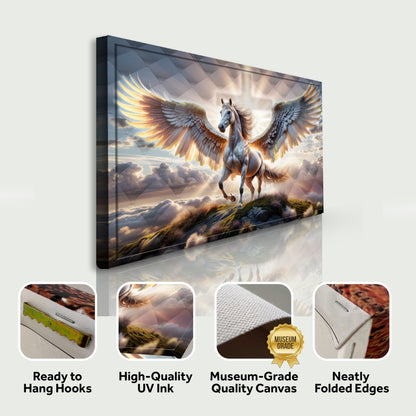 3D Horse Faith Wall Art VI canvas by Tailored Canvases, view 7