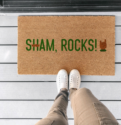 Sham Rocks by Coco Mats N More